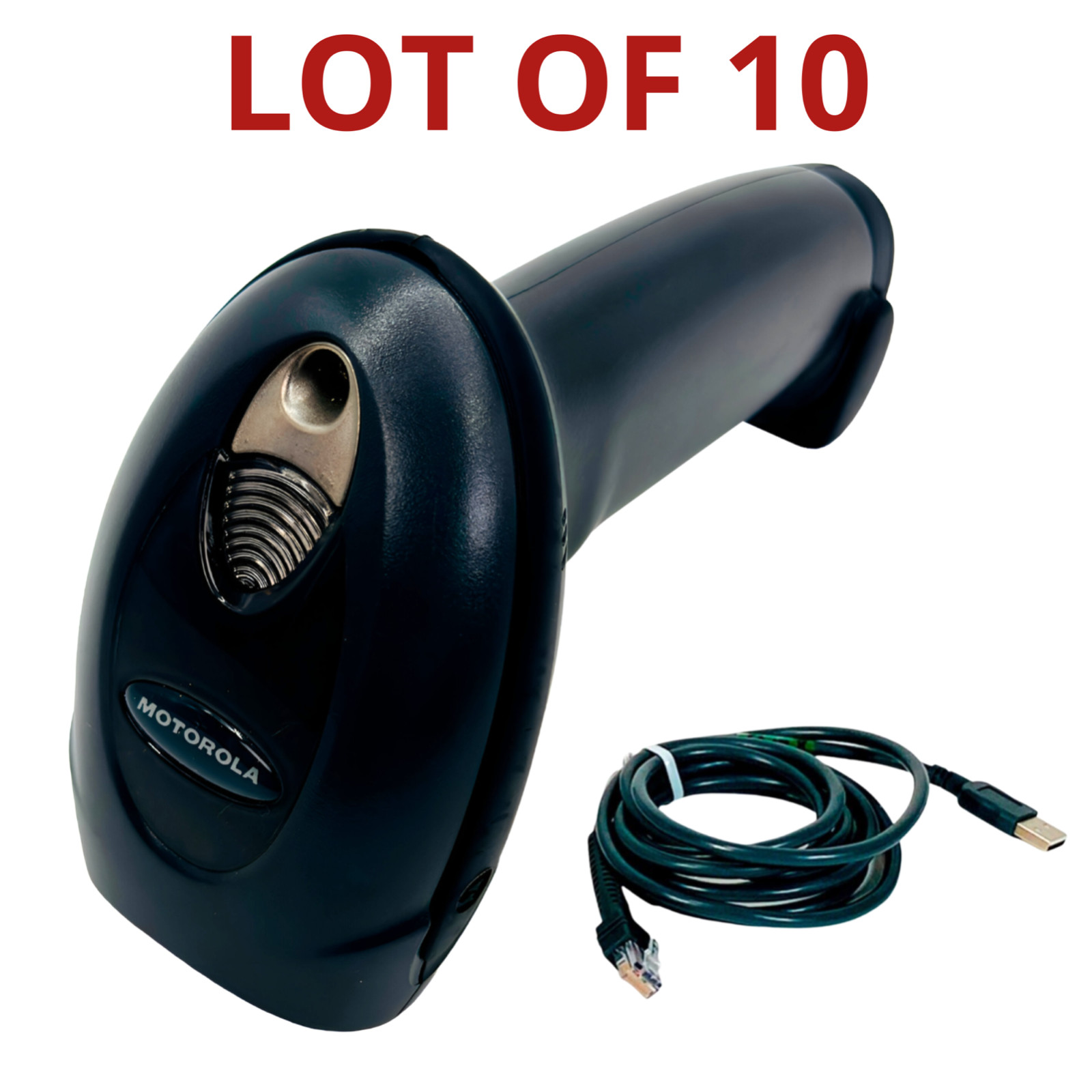 LOT OF 10 Zebra Motorola Symbol DS4208 Wired Imager Barcode Scanner w/USB Cable