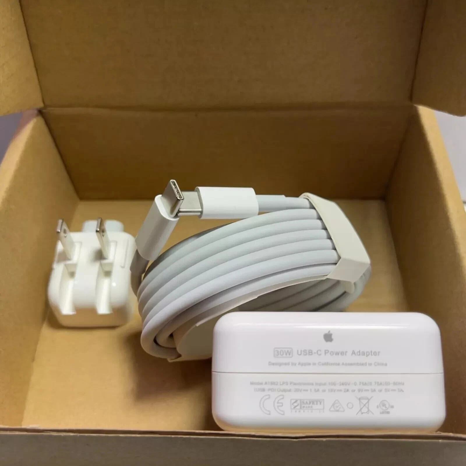 Genuine 30W 20V Charger With Cable For Apple Macbook Pro 13-inch 15-inch 16-inch