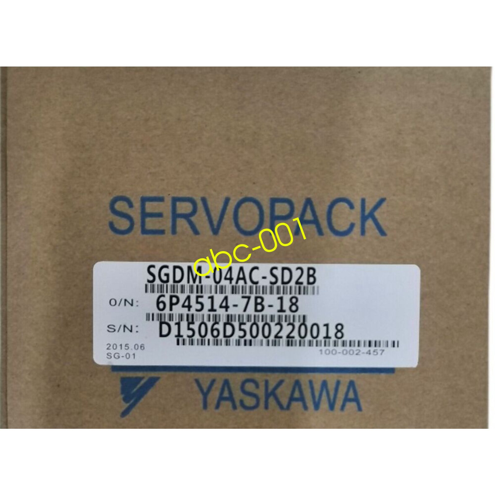 1PC YASKAWA SGDM-04AC-SD2B Servo Drive New In Box Expedited Shipping