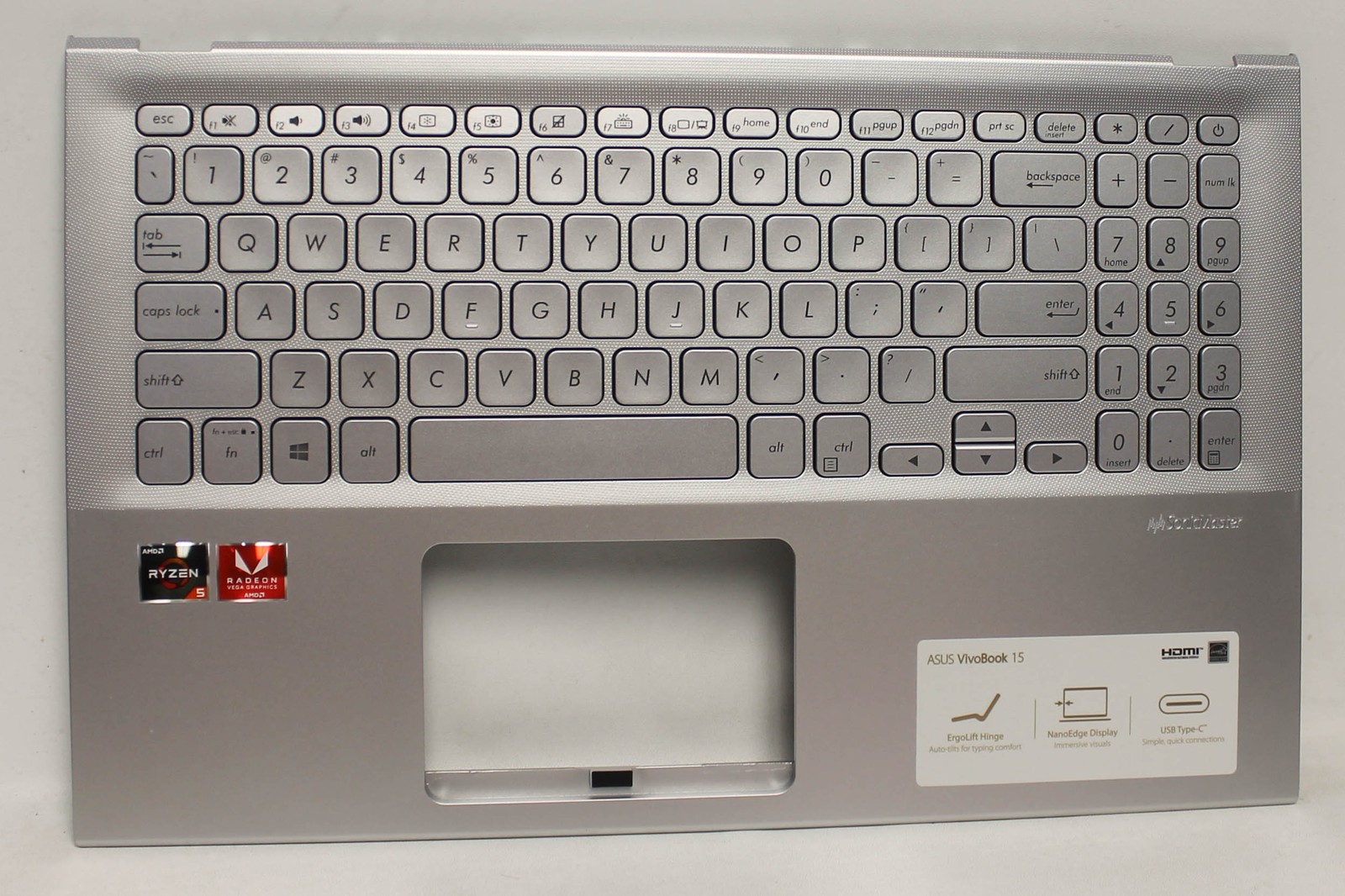 90NB0KR2-R32US0 Asus Palmrest Top Cover With Keyboard(Us-English)Module"GRADE A"