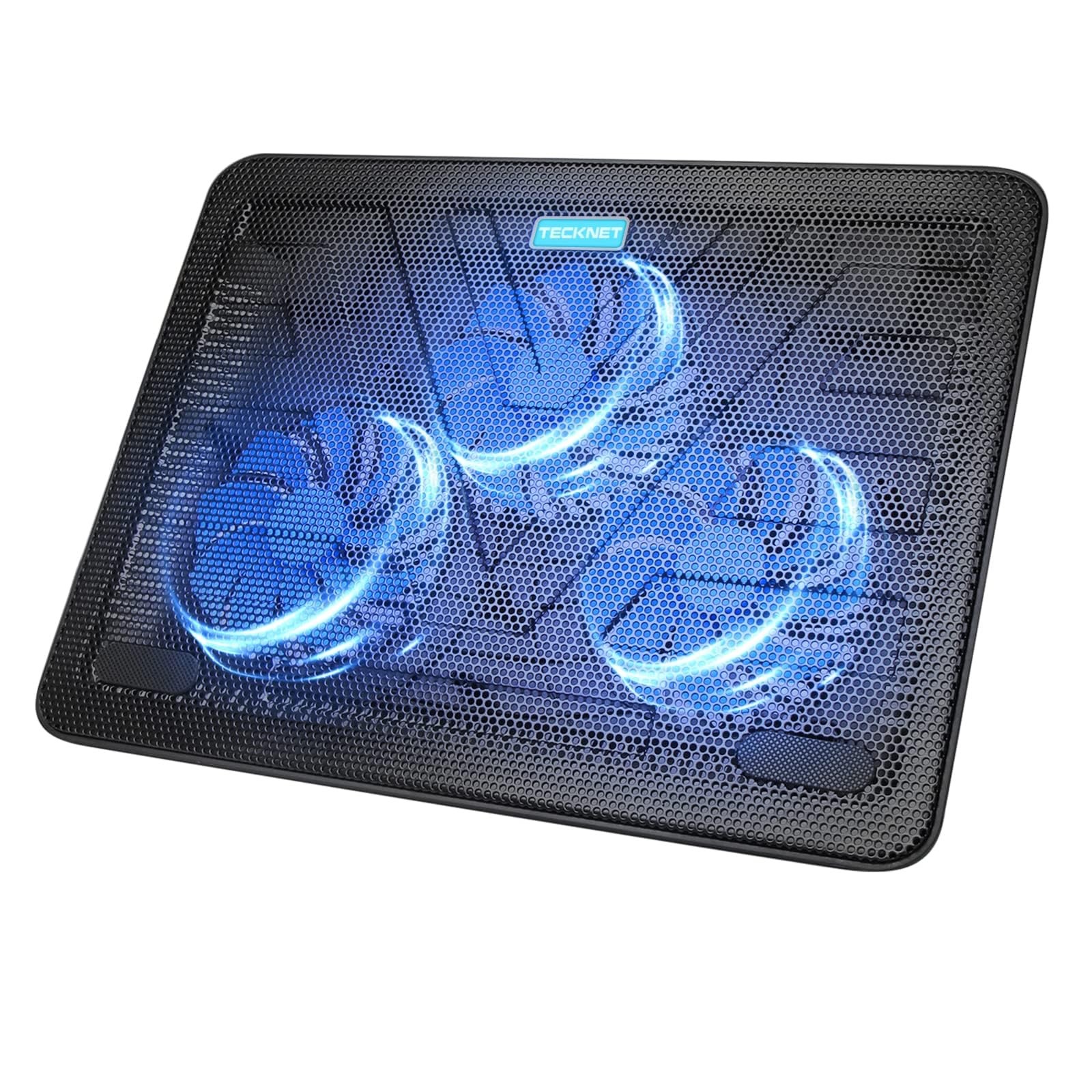 TECKNET Laptop Cooling Pad, Portable Slim Laptop Cooler For 12"-17" Laptops