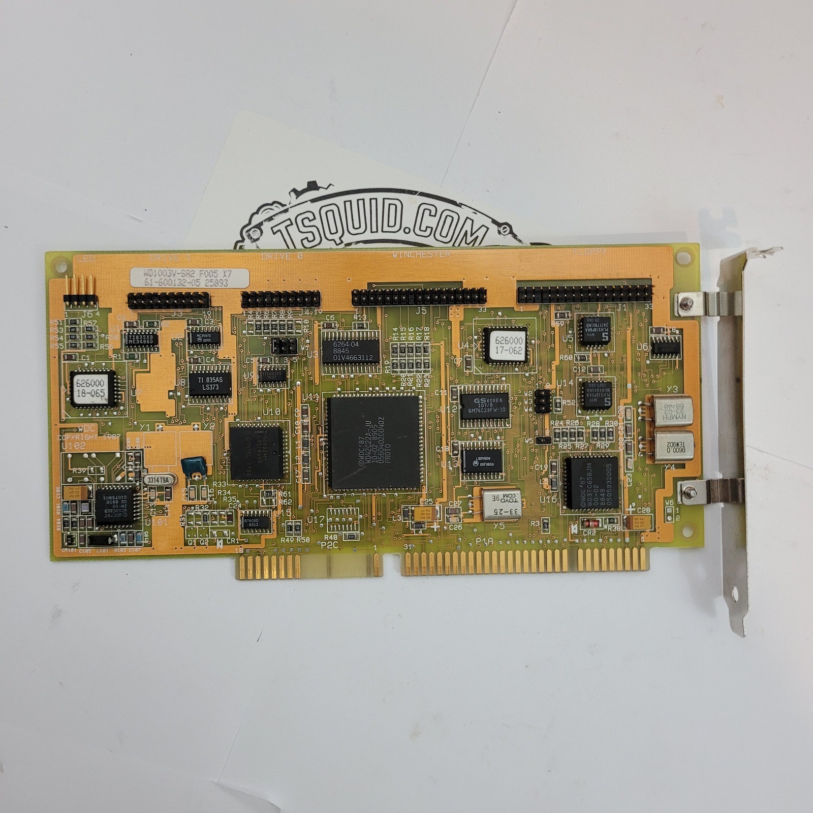 Western Digital WD1003V-SR2 ISA MFM RLL Hard Drive Floppy Controller Card