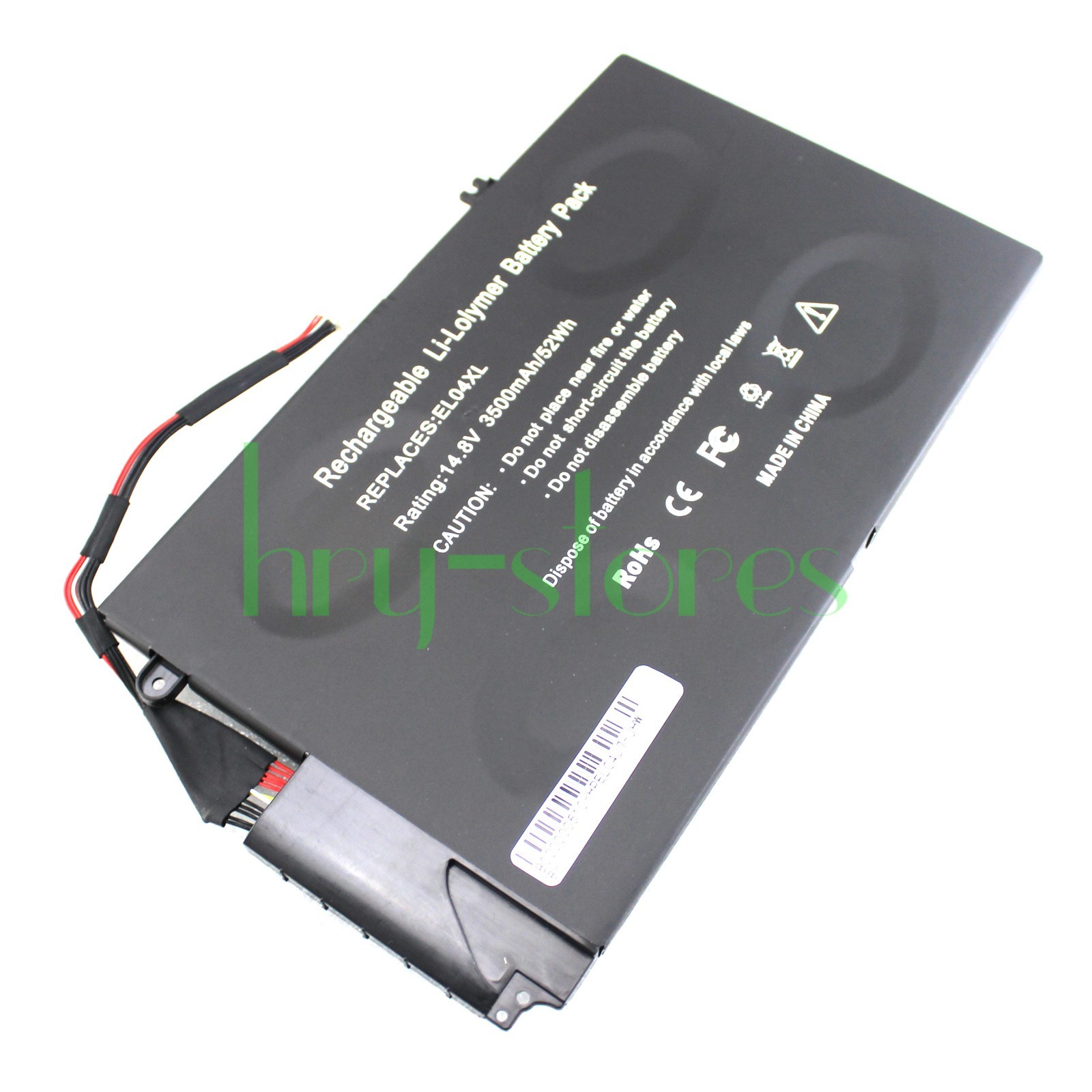 EL04XL Laptop Battery for HP ENVY TouchSmart 4 HSTNN-IB3R HSTNN-UB3R 681879-1C1