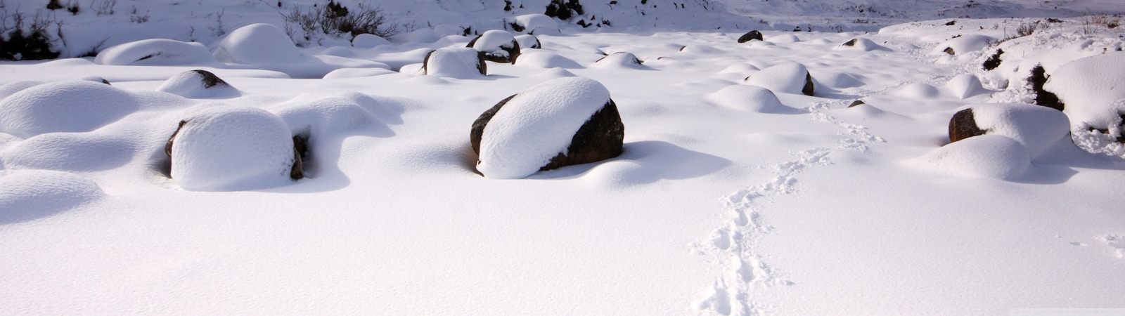 Landscape snow winter Custom Gaming Mat Desk