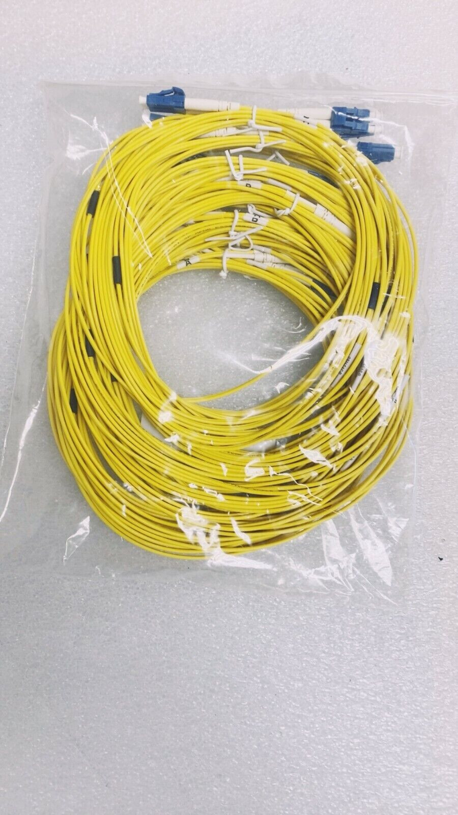 Lot Of 10 3M OS2 LC-LC Fiber Patch Cable Duplex 9/125 LC-LC Single Mode Jumper