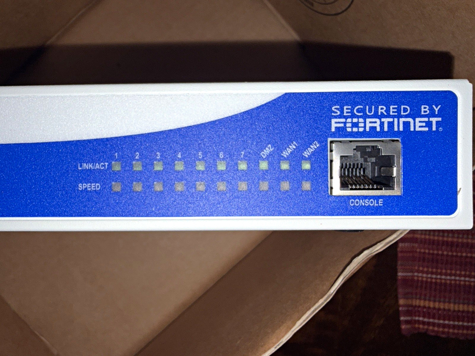 Hughes HR4700 Fortinet FortiGate-60D Network Security Gateway Firewall Open Box