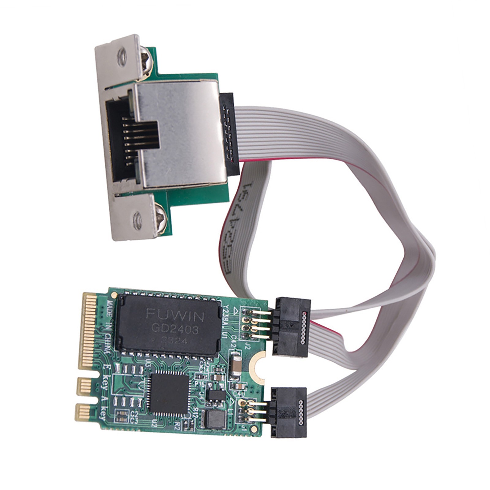 New M.2 Key A+E 2.5G Gigabit RTL8125B RJ45 Ethernet Network Lan Card Chipset