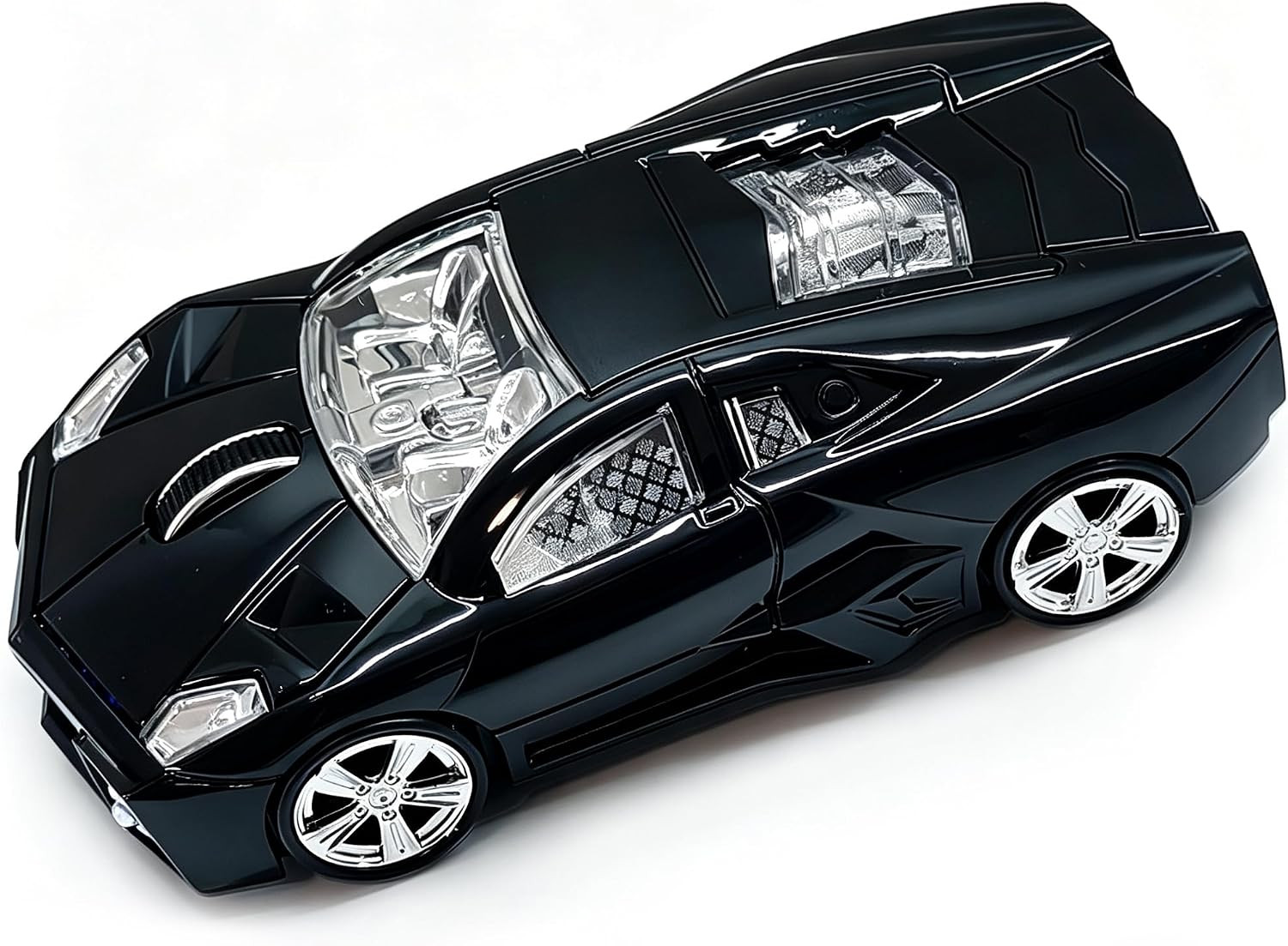 Wireless Sports Car Shaped Mouse Computer Mice Optical 2.4Ghz with Headlight 160
