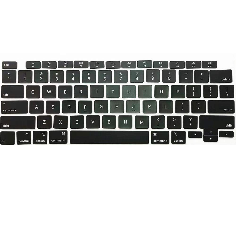 Replacement Keyboard Keycaps Keys 13.3 inch Black Full Set of US Type Keycaps