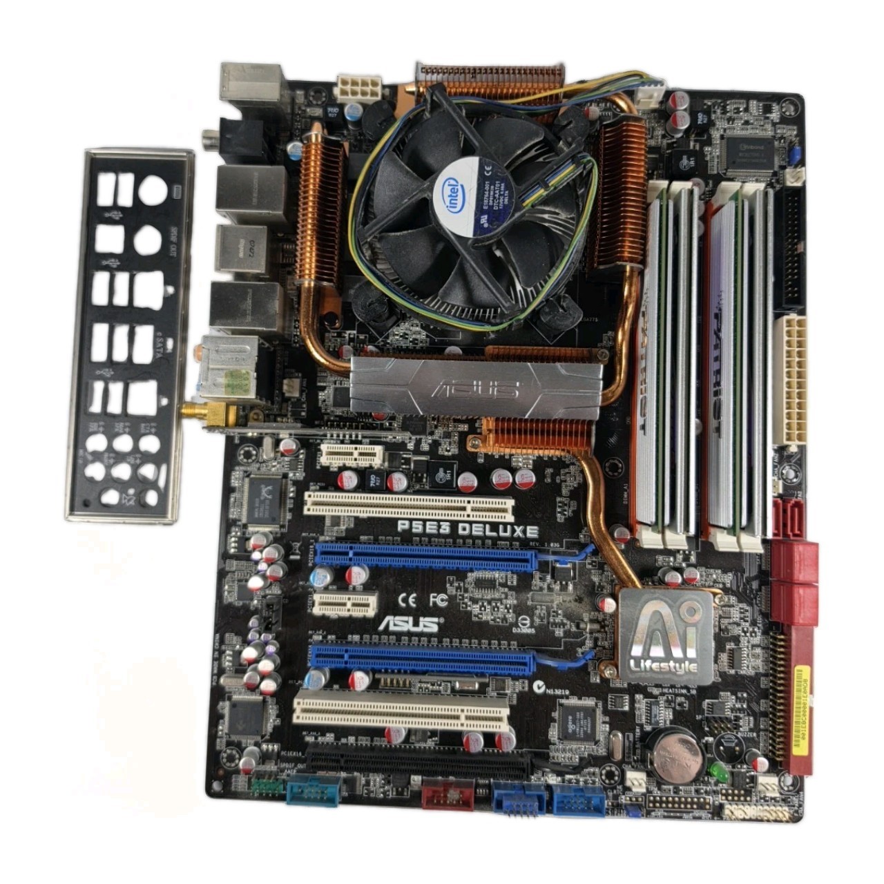 Asus P5E3 Deluxe Socket 775 DDR3 Intel X38 chipset HighEnd 2007 motherboard CPU