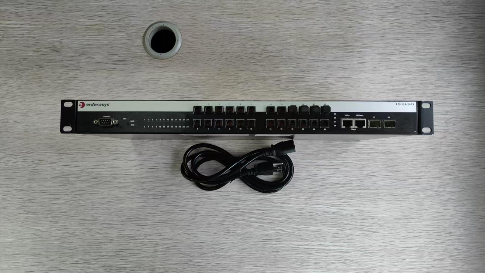 ENTERASYS A2H124-24FX-RH Managed Ethernet Switch