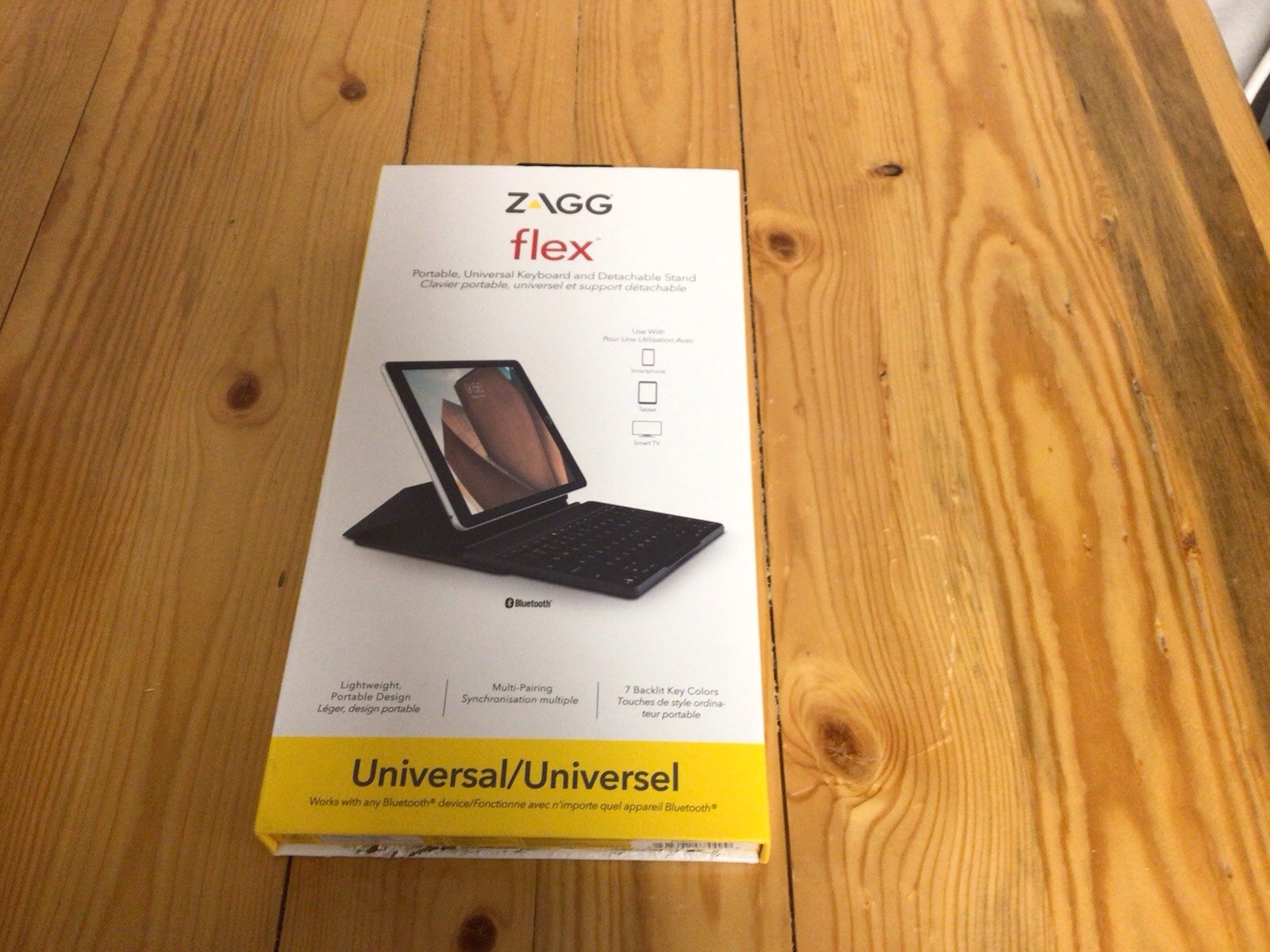 New Zagg Flex Universal Keyboard & Detachable Stand
