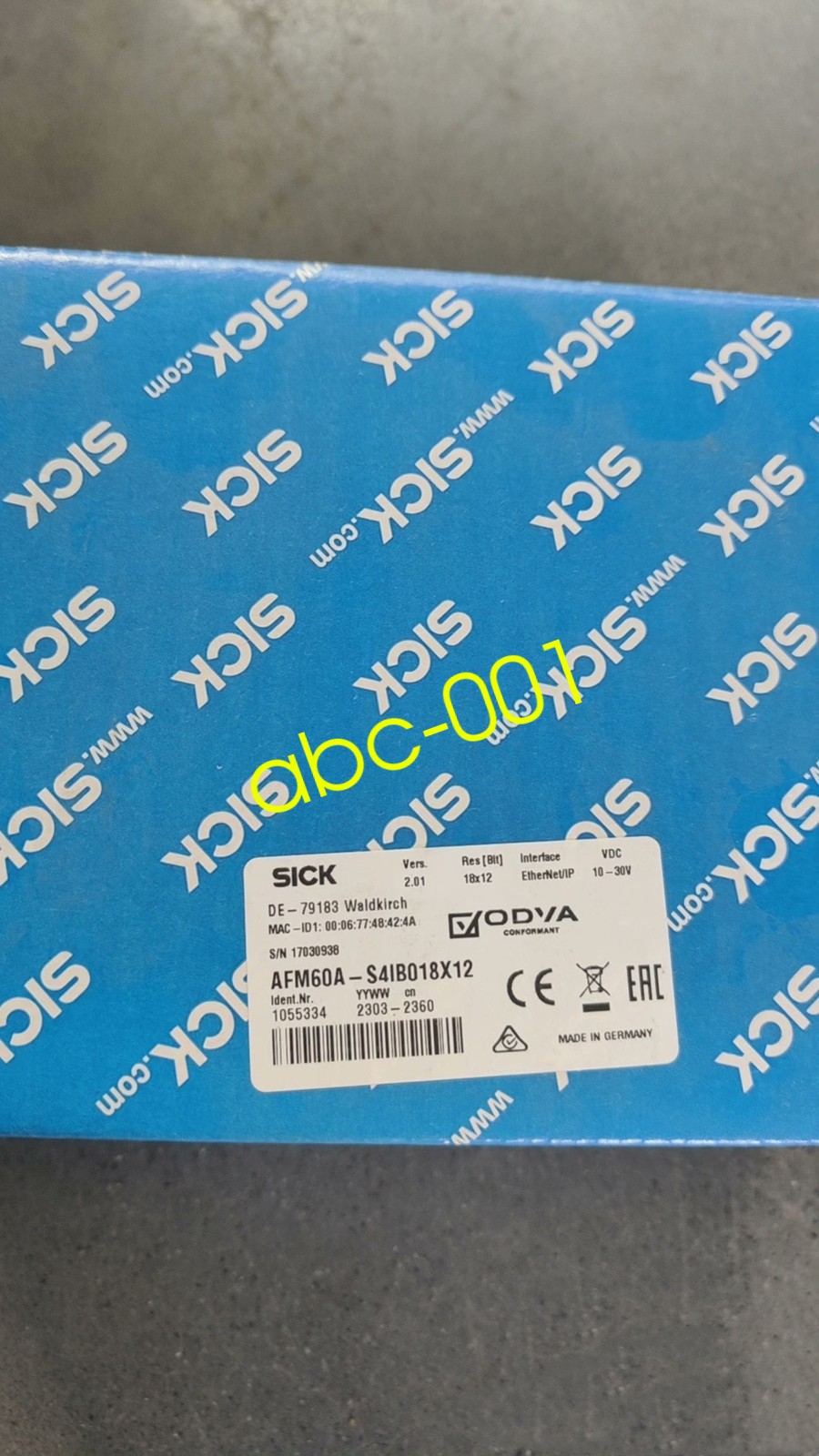 Sick AFM60A-S4IB018X12 Encoder