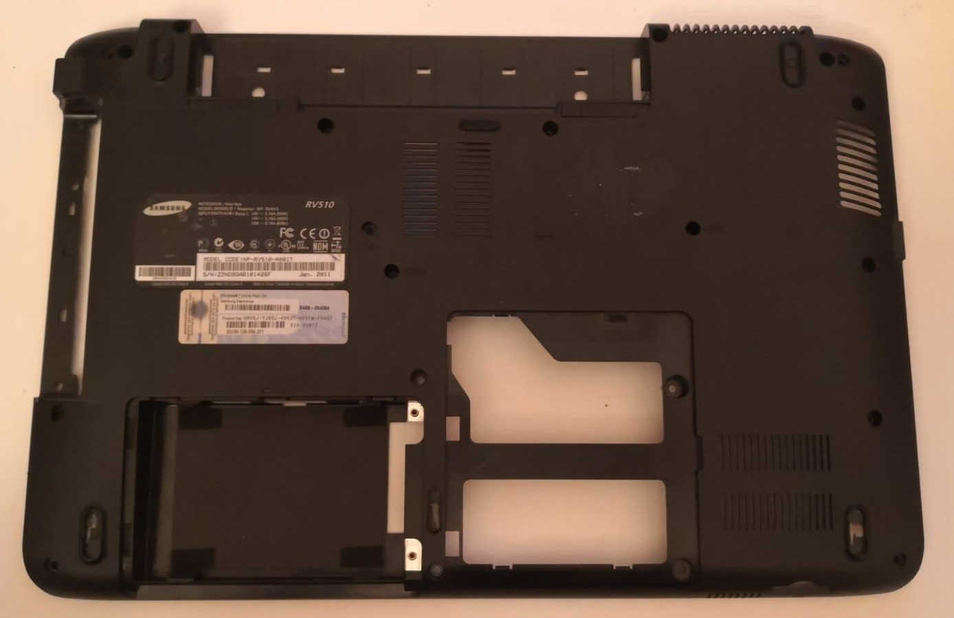 Case for Samsung RV510 - NP-RV510 bottom cover base bottom case
