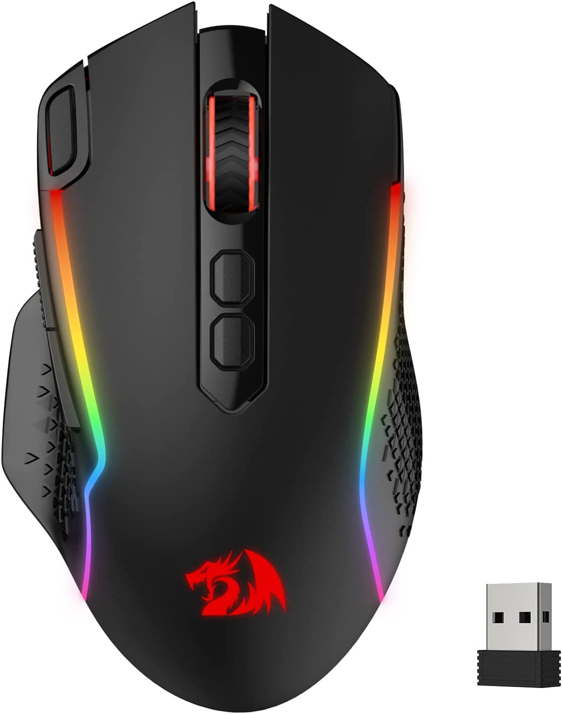 M810 PRO Wireless RGB Gaming Mouse 10000 DPI Remapping Keys