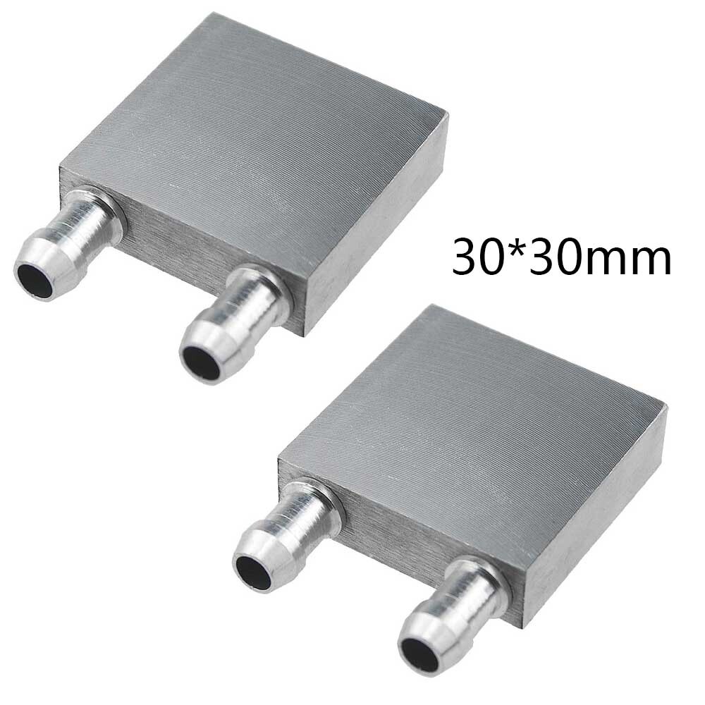 Aluminum Water Cooling Block Radiator Heat Sink System for PC Laptop CPU 30*30mm