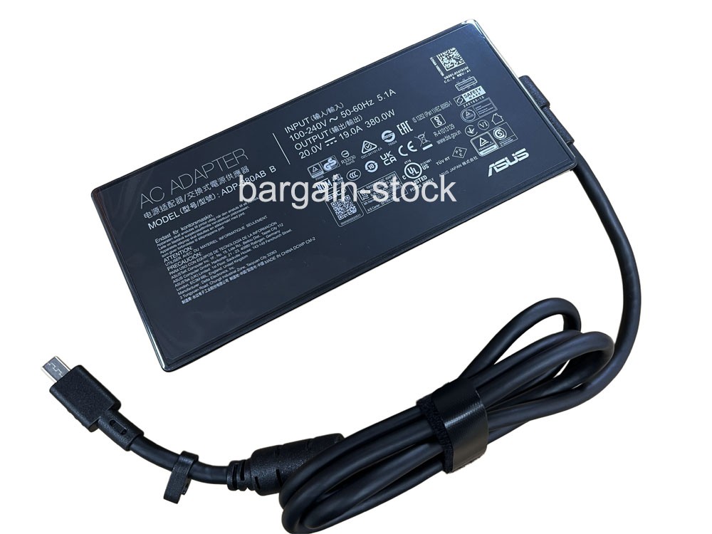 Genuine 20V 19A 380W AC Adapter Charger For ASUS ROG Strix G18 G815LW-G18.U95080