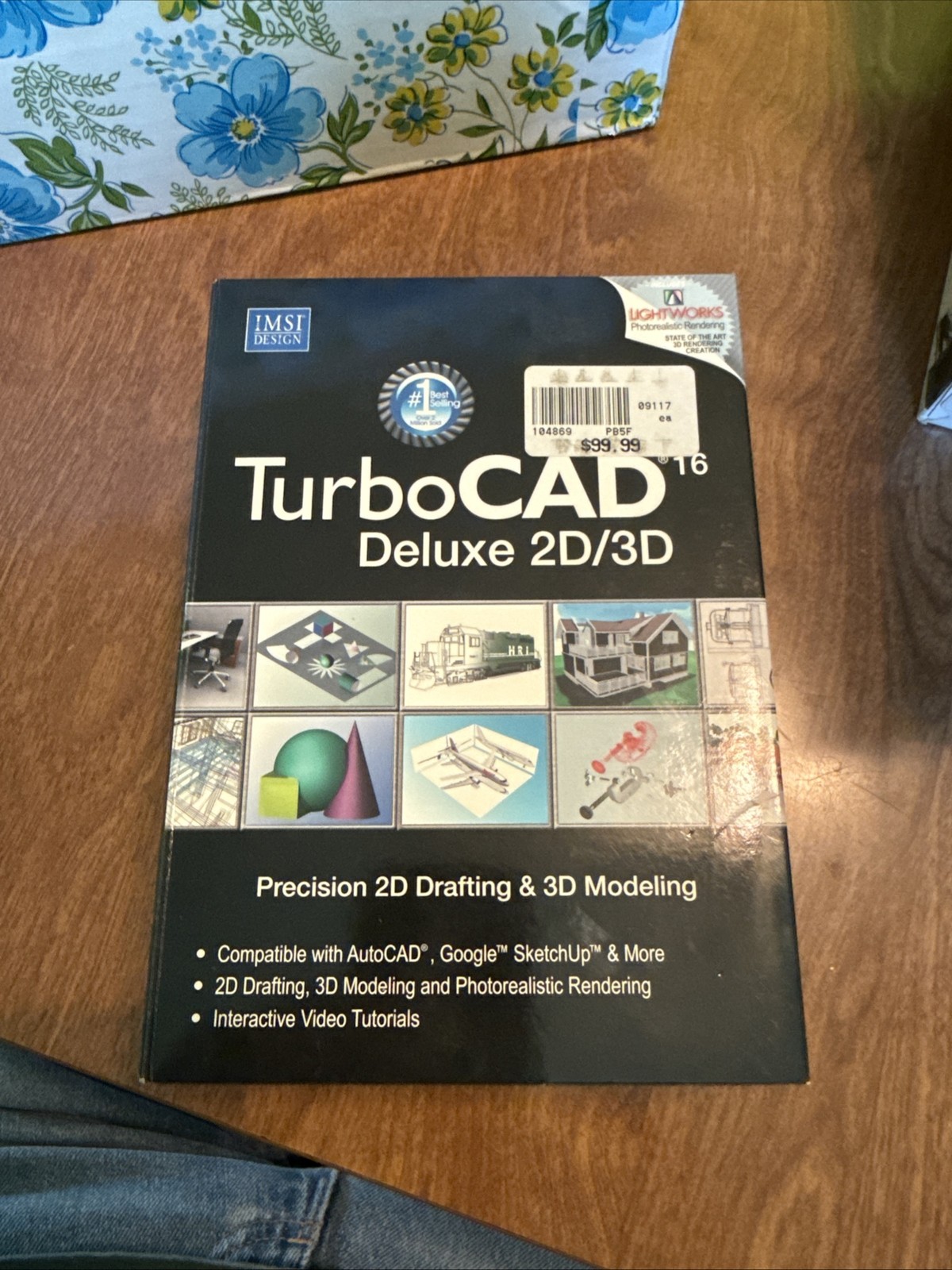 TurboCAD 16 Deluxe 2D3D Software PC CD ROM IMSI Design