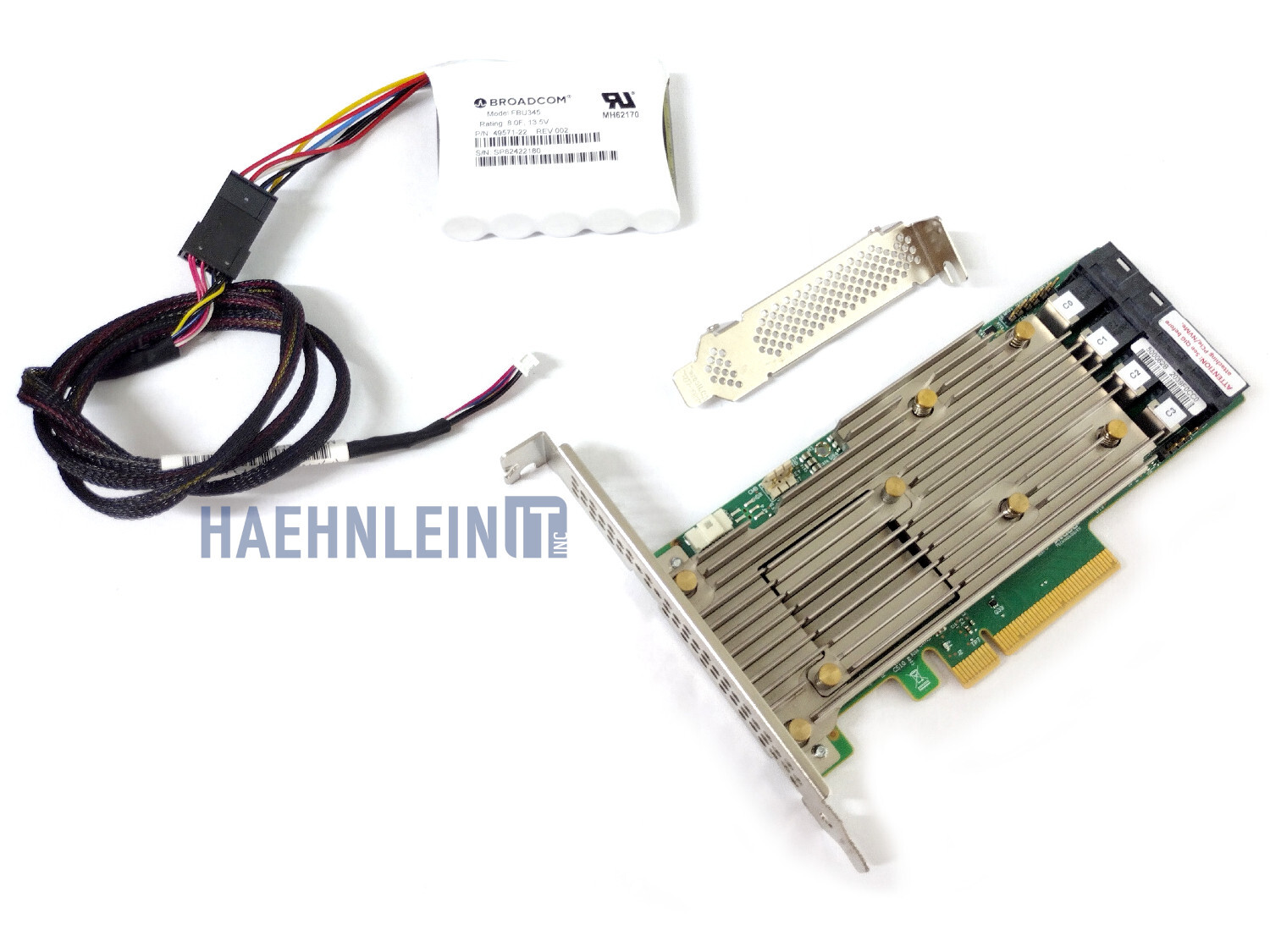 Broadcom LSI Megaraid 9460-16i 4G PCIe x8 3.0 RAID Card 12Gbps incl LSI CVPM05