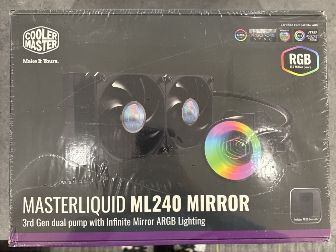 Cooler Master MasterLiquid ML240 Mirror, NEW/SEALED