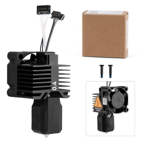 Hotend Complete Kit for 3D Printer, Hardened Steel Nozzle, Fan, Heater
