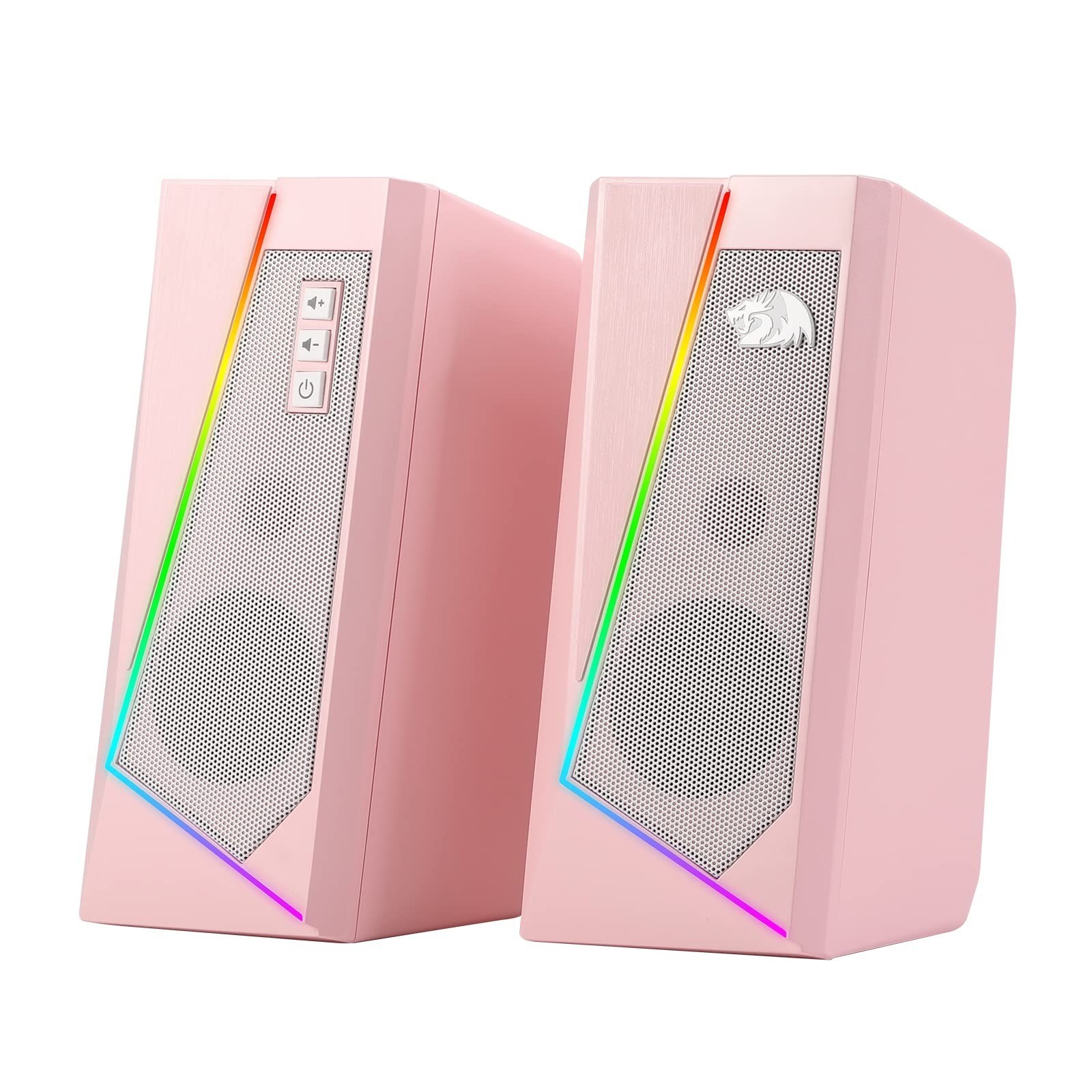 Redragon GS520 Wired 2.0 Desktop Computer Speakers RGB USB Stereo