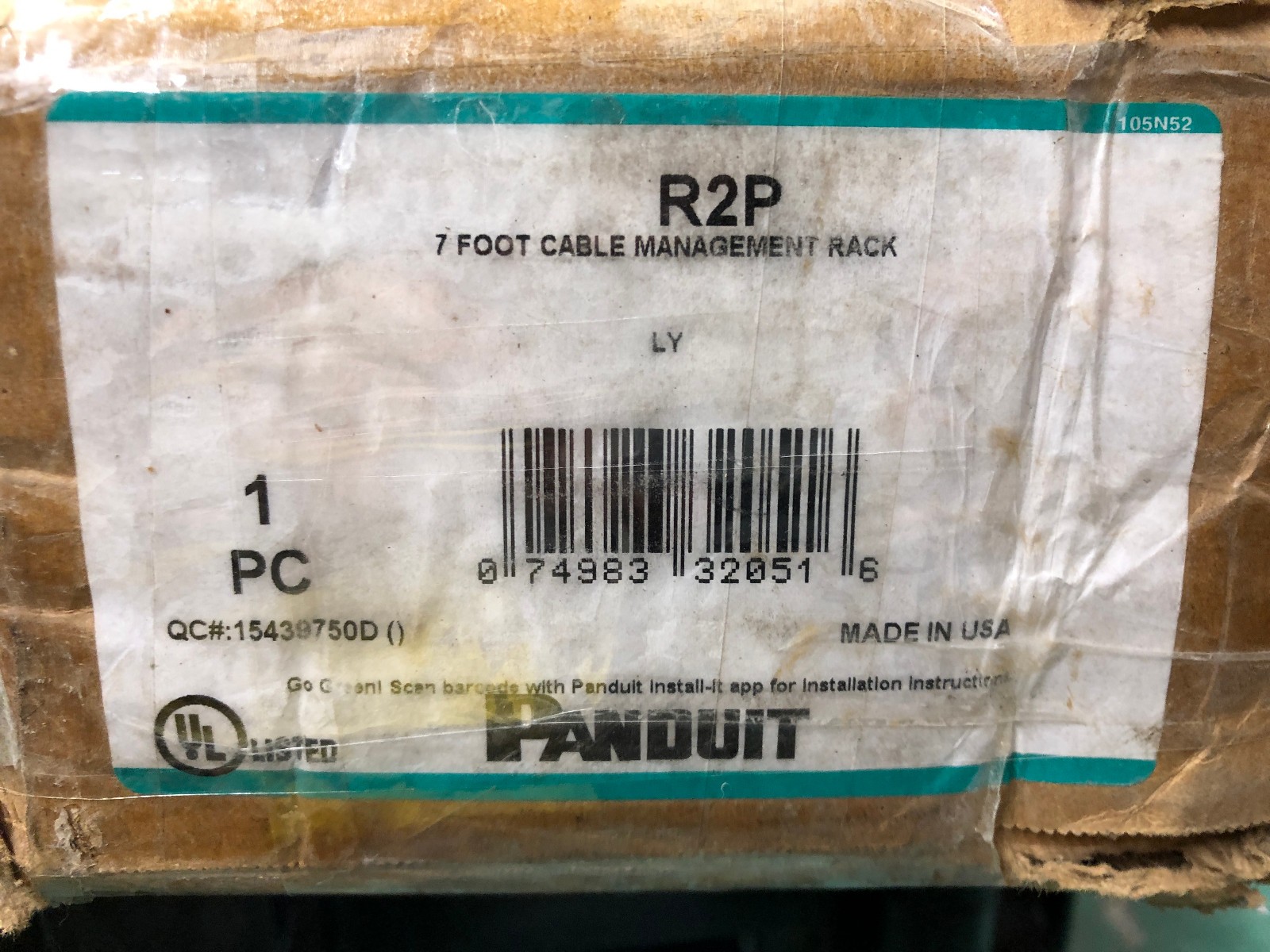 Panduit 2 Post Standard Equipment Rack