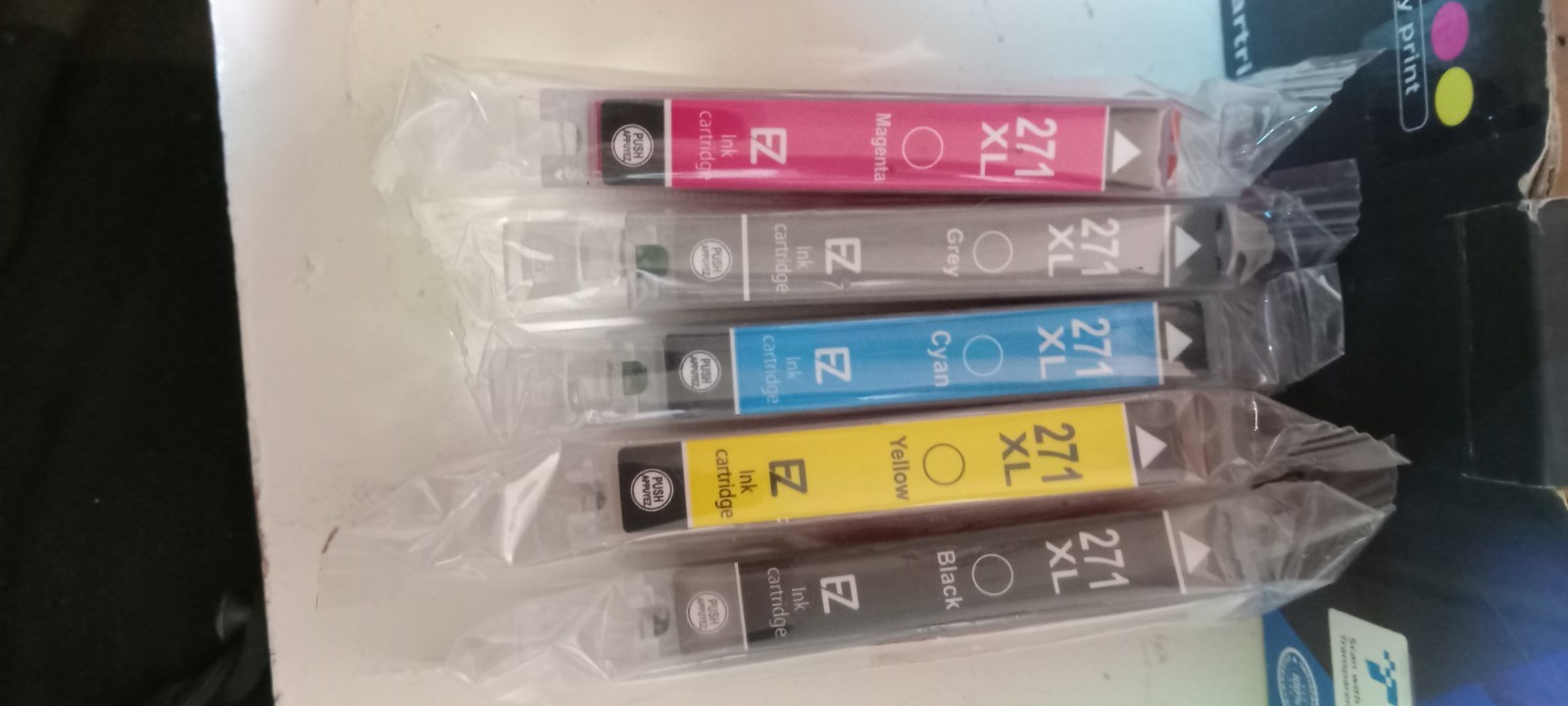 Lot of 5 E-Z Ink CLI-271XL Compatible Ink Cartridges for Canon PIXMA - Sealed