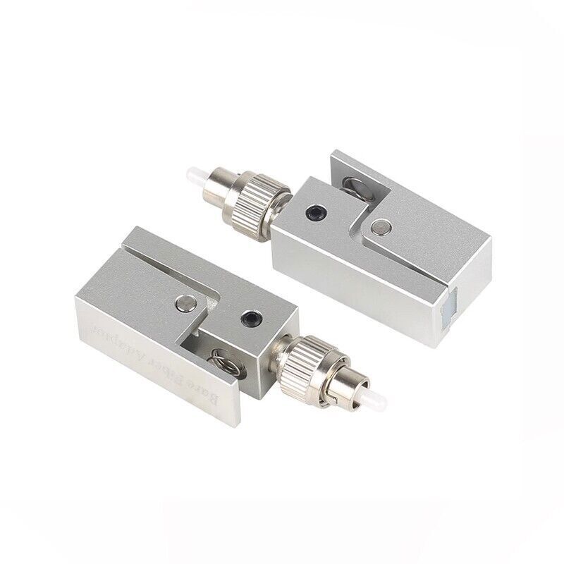 2 Pcs Fiber optic connector FC square bare optic adapter OTDR test coupler UPC