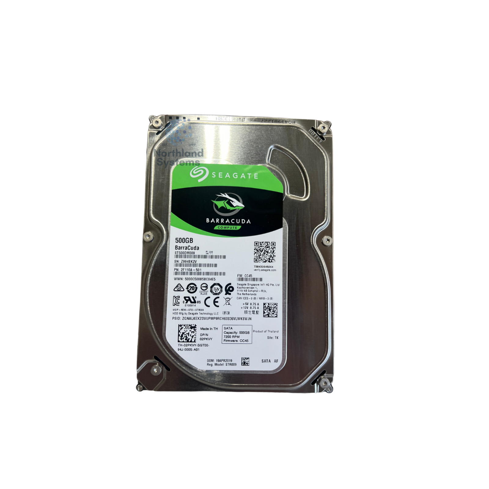 Seagate Barracuda 500GB SATA Internal Hard Drive ST500DM009 3.5" HDD