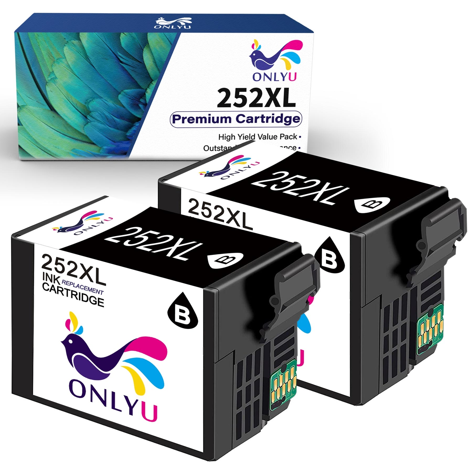 1-4PK 252XL Ink Cartridge T252 Workforce WF-7110 WF-7720 WF-7710 WF-3620 WF-3640