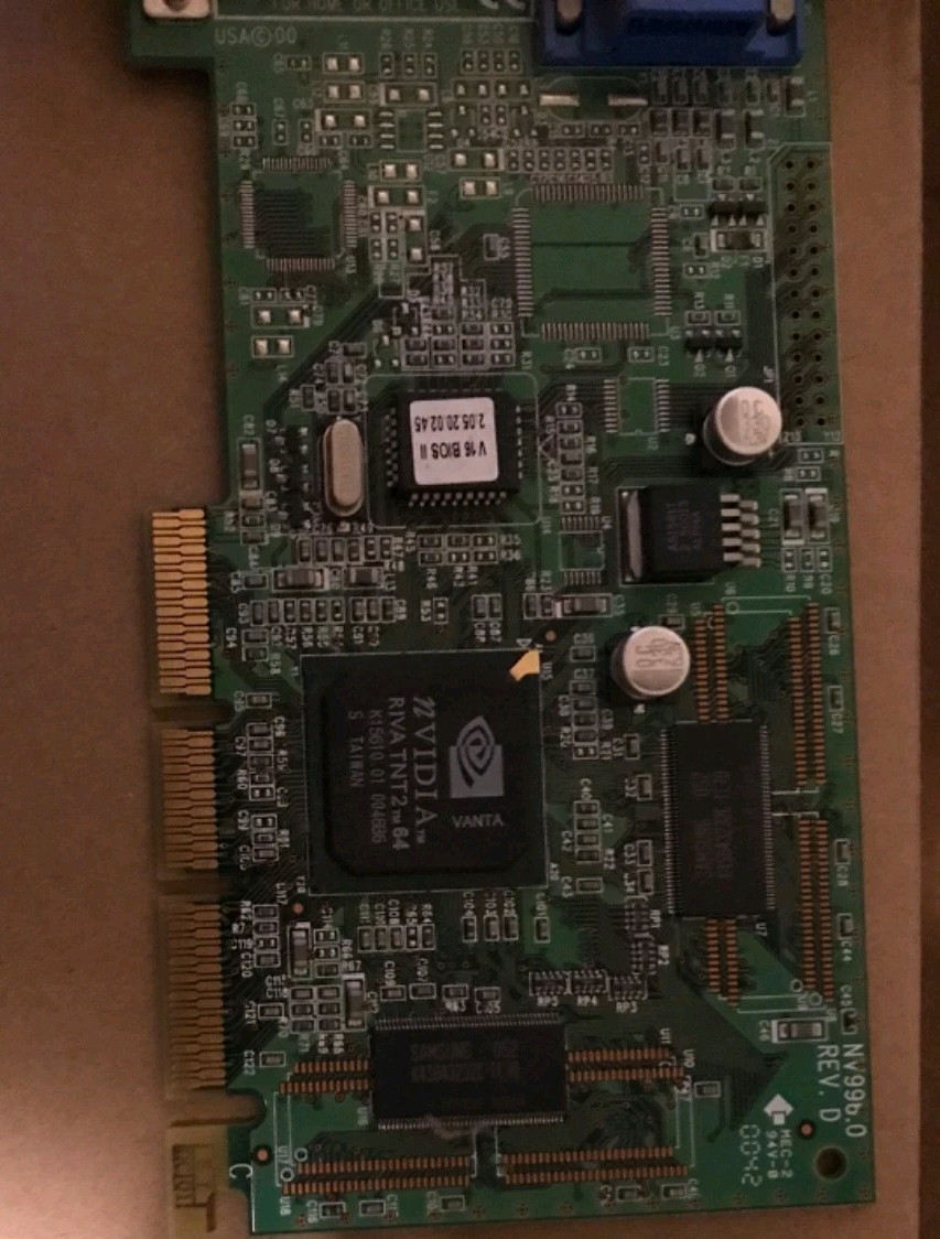 VisionTek Riva TNT2 64 AGP Graphics Card