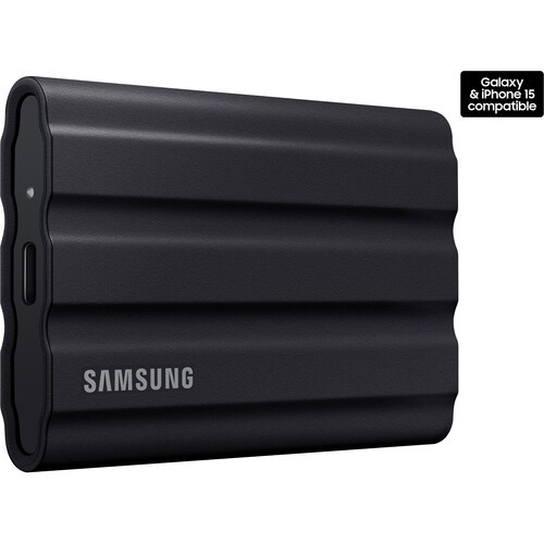 Samsung T7 Shield 4TB NVMe Portable External SSD - Black (MU-PE4T0S)