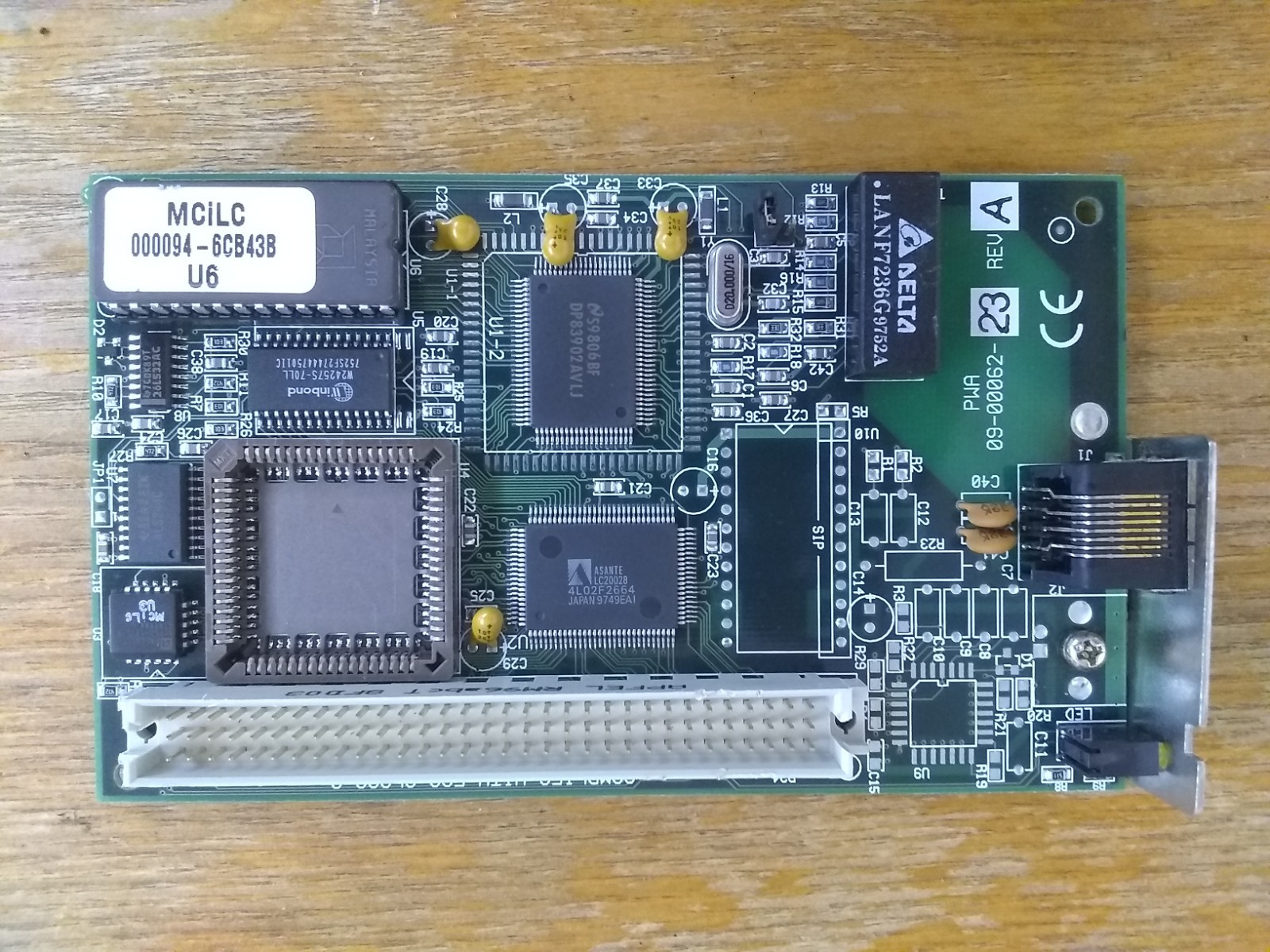 Asante MacCon MCiLC, NEW OLD STOCK, Ethernet for Macintosh LC PDS