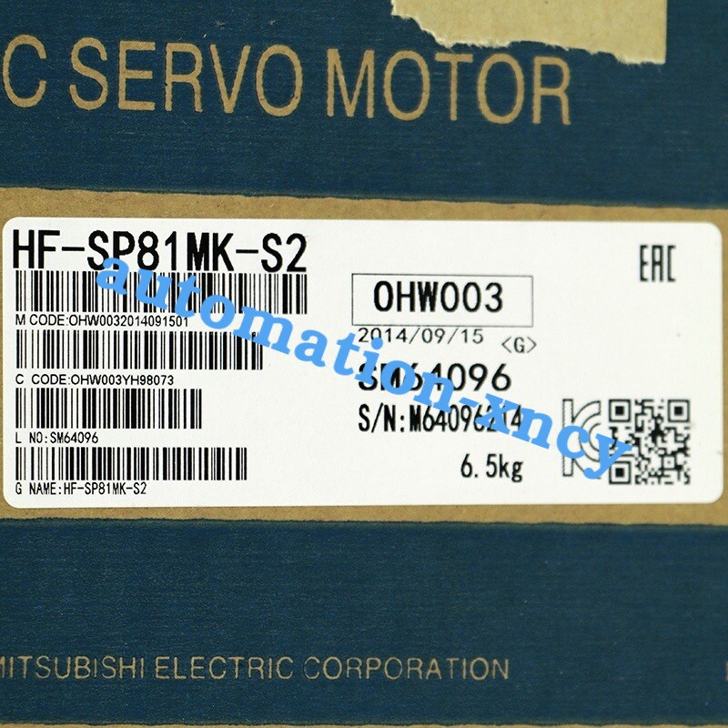 1PC New Mitsubishi HF-SP81MK-S2 Servo Motor In Box Expedited Shipping