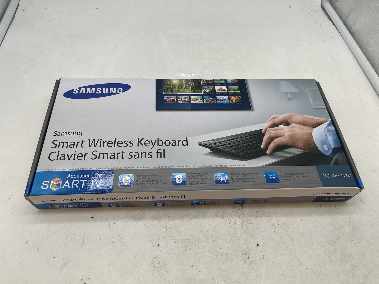 NEW - Samsung VG-KBD2000 Smart TV Wireless Bluetooth Keyboard - Free S/H
