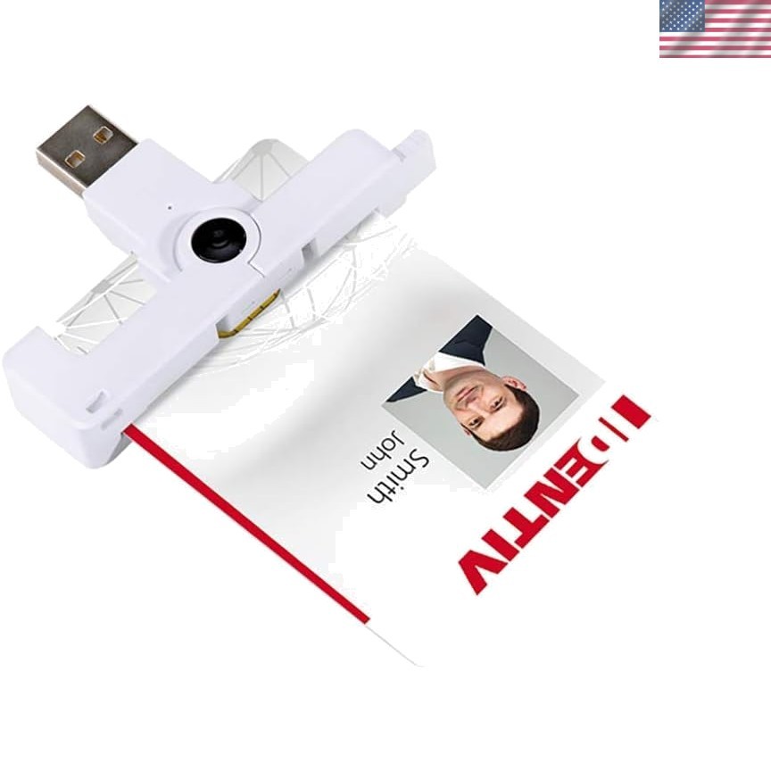 SmartFold Mini USB Smart Card Reader - Portable Solution for Secure Transactions