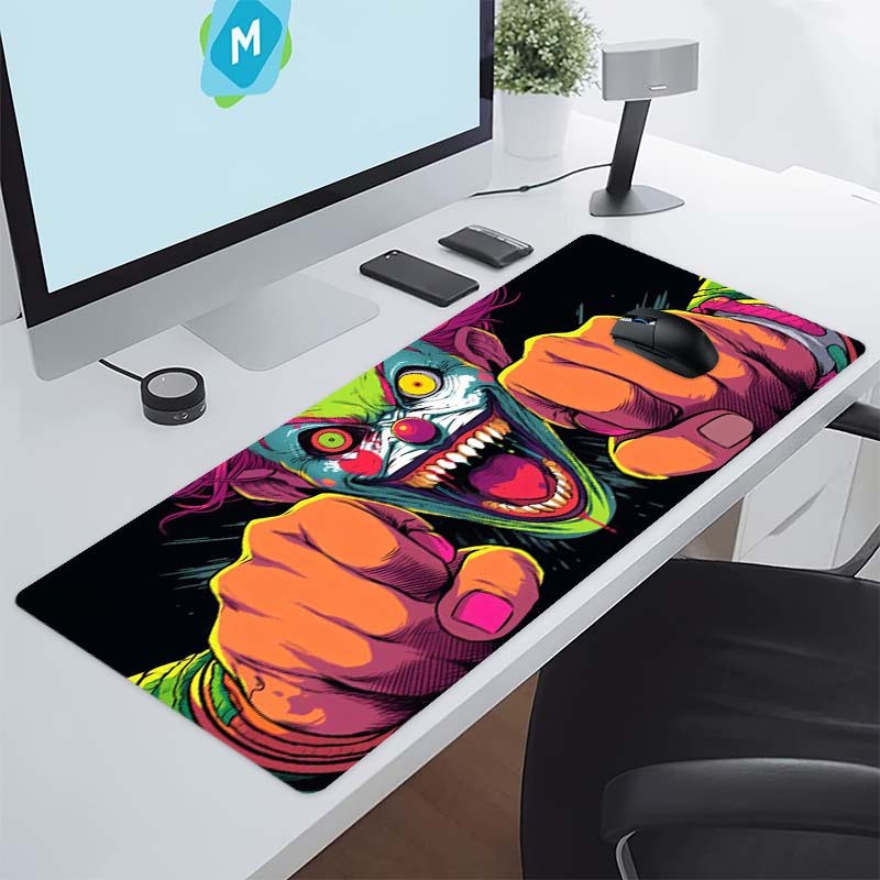 Large Monster Mouth Durable Mouse Pad | Rubber Backing, Washable, Ergonomic, S