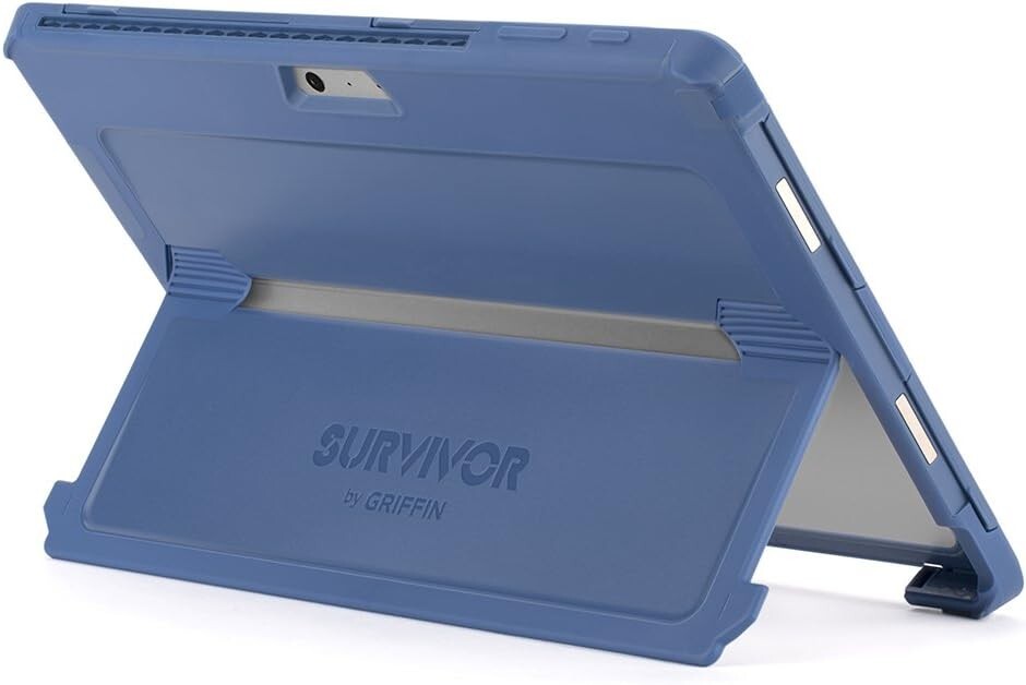 Griffin, Microsoft Surface Pro (2017), Survivor Slim, Case with Stand Blue