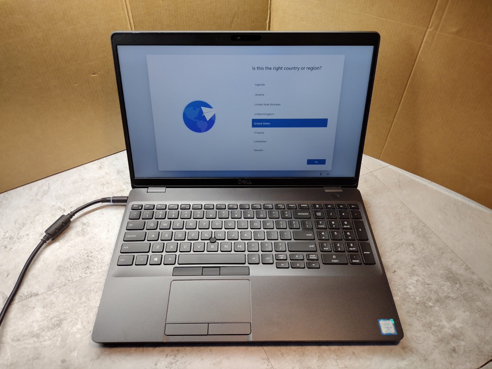 Dell Latitude 5500 15.6" Laptop Intel Core i5 4GB RAM 256GB SSD Windows 11