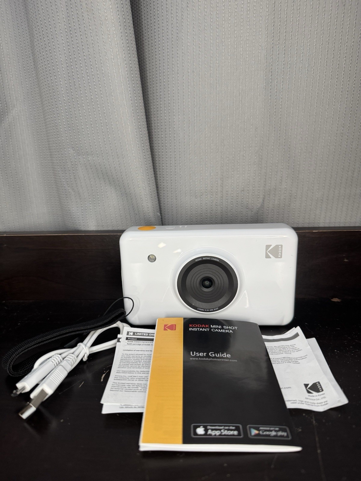Kodak Step Mobile Instant Photo Printer 2x3" (White) Compatible with iOS Android