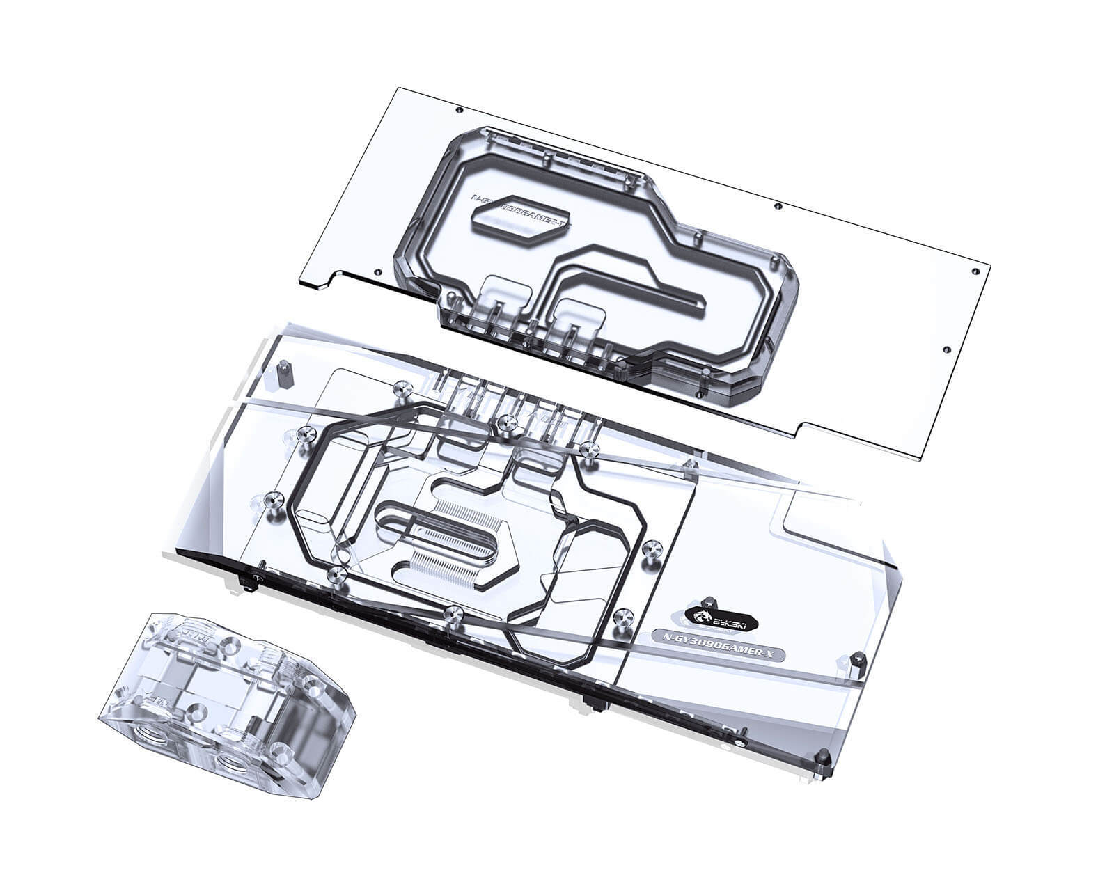 Bykski Full Coverage GPU Water Block for GALAX RTX 3090 GAMER 