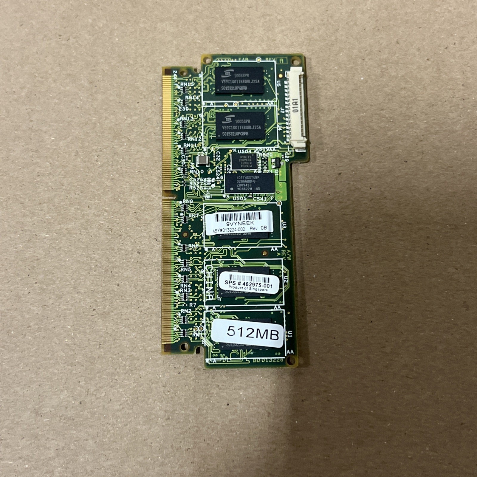 HP 462975-001 ProLiant ML350 G6 Smart Array P410 P411 512MB Cache Memory Module