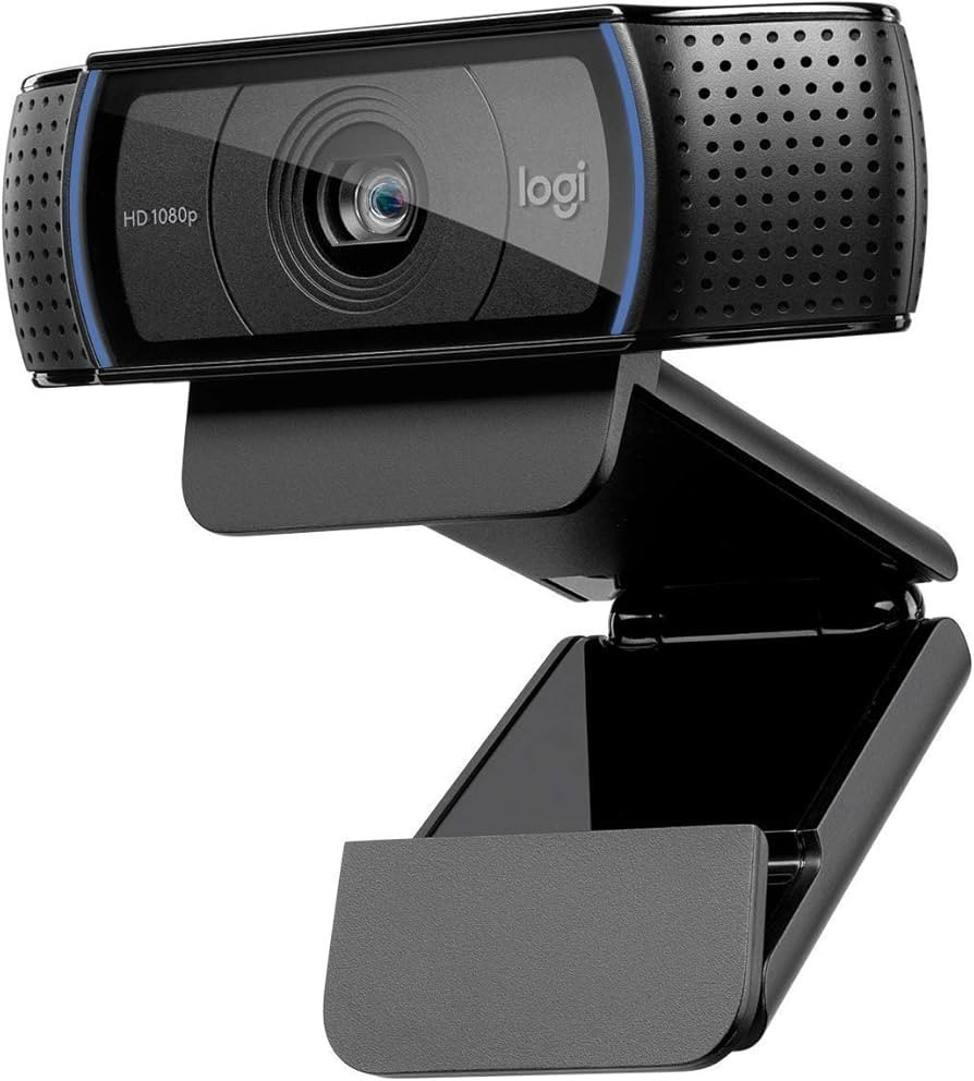 Logitech C920x Pro HD 1080p USB Webcam 860-000565 Full HD Camera Black