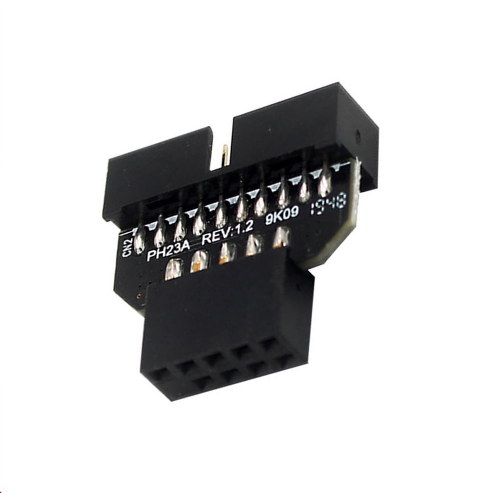 1Pc Panel Plug USB2.0 9-Pin Female to USB3.0 19-Pin Male Adapter For Mainboard y