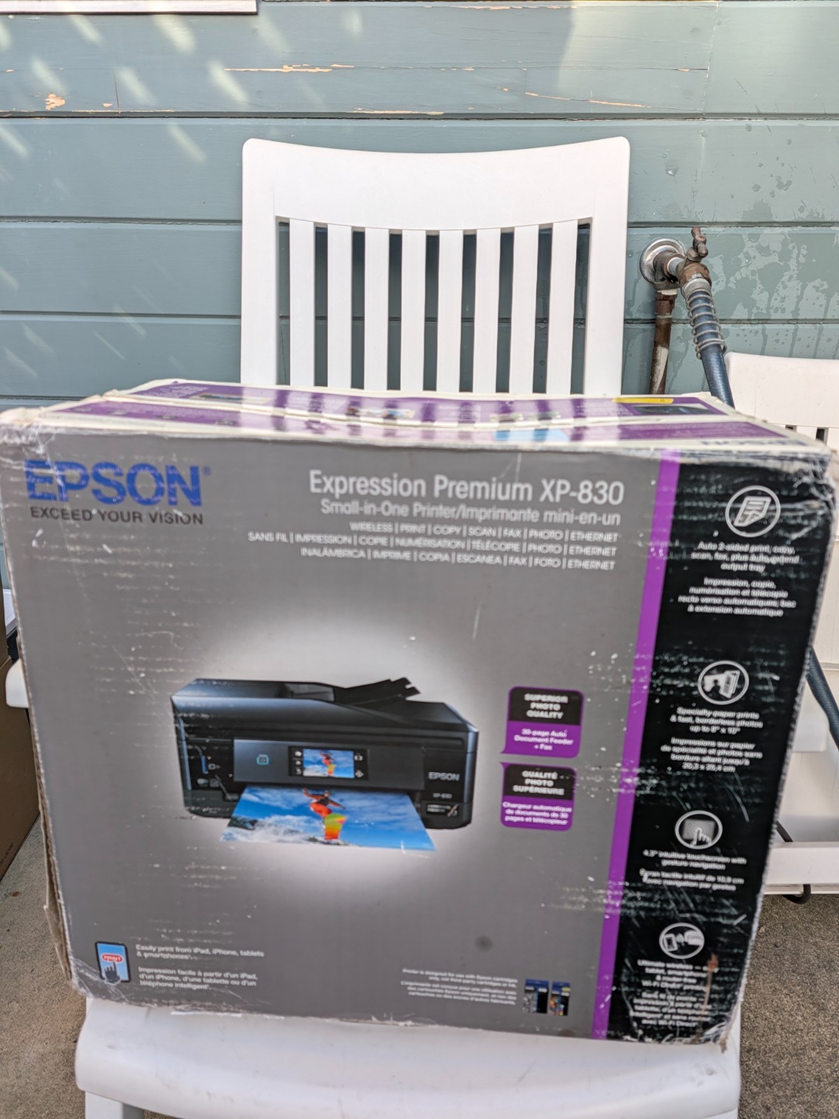 FACTORY SEALED Epson Expression Premium XP-830 Wireless All-in-One Photo Printer