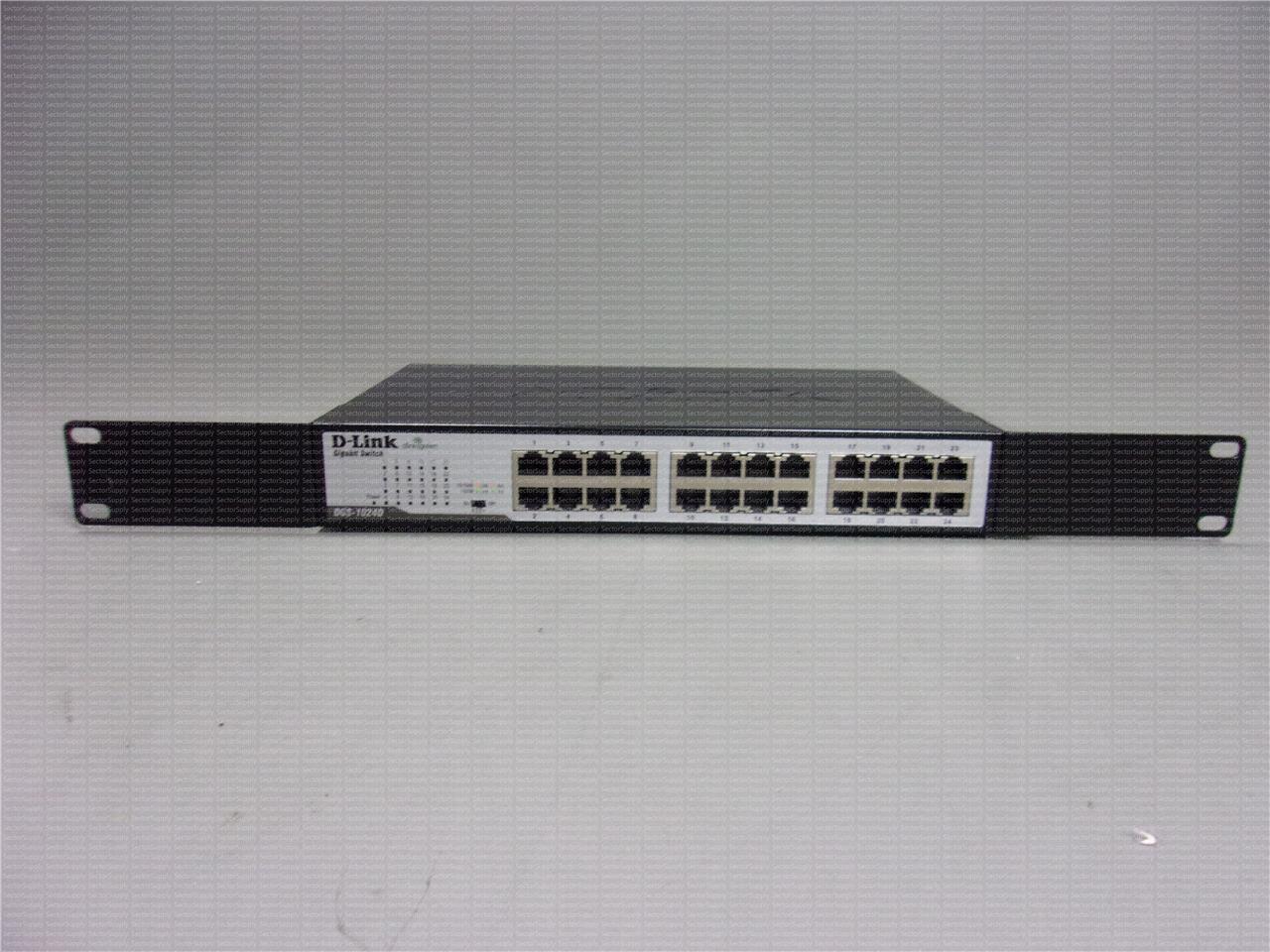 TESTED DGS-1024D  D D-LINK 24-PORT UNMANAGED GIGABIT SWITCH