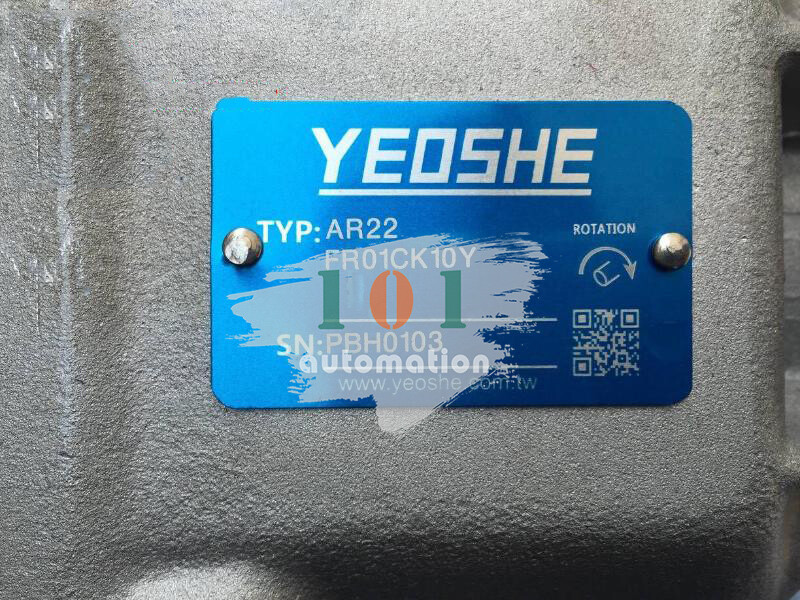 1PCS NEW FOR YEOSHE Plunger pump AR22FR01CK10Y fedex or DHL