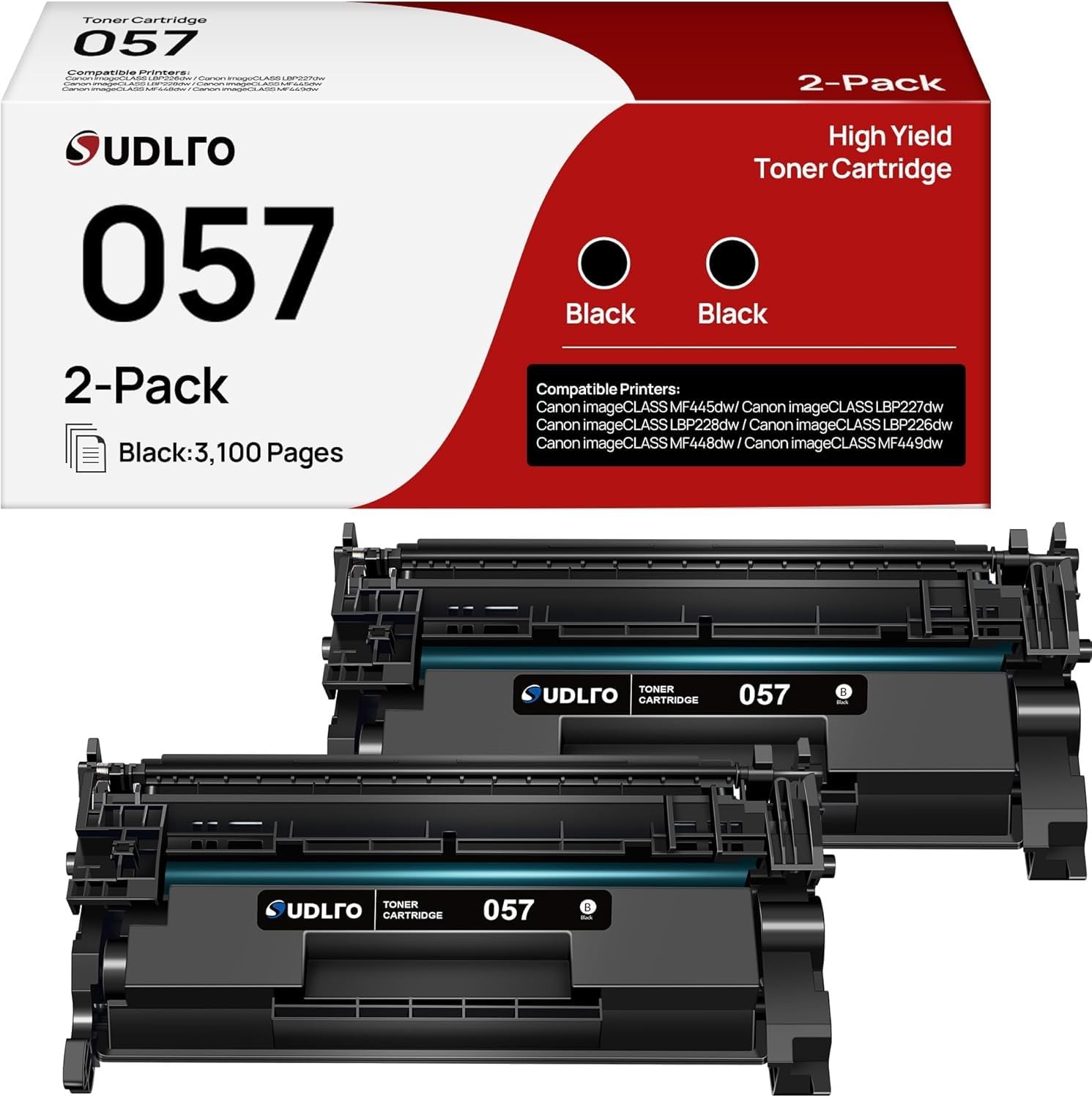 SUDLTO 057 Toner Cartridge Replacement for Canon 057