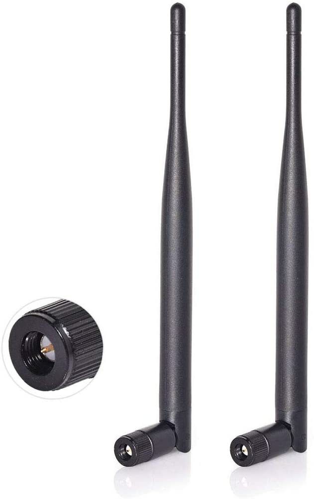2pcs Bingfu Dual Band WiFi 2.4GHz 5GHz 5.8GHz 6dBi SMA Male Antenna for Wireless